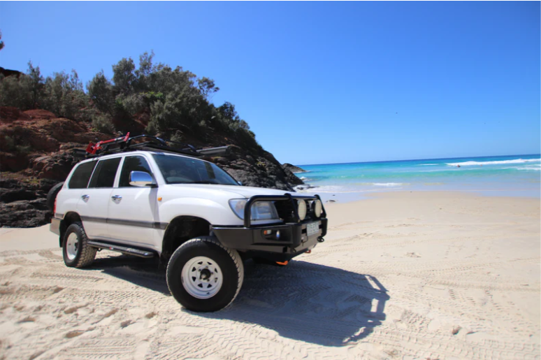 Rockarmor | Steel Rock Slider Side Step To Suit Toyota Land Cruiser 105 1998-2007 Series Wagon Solid Live Axle