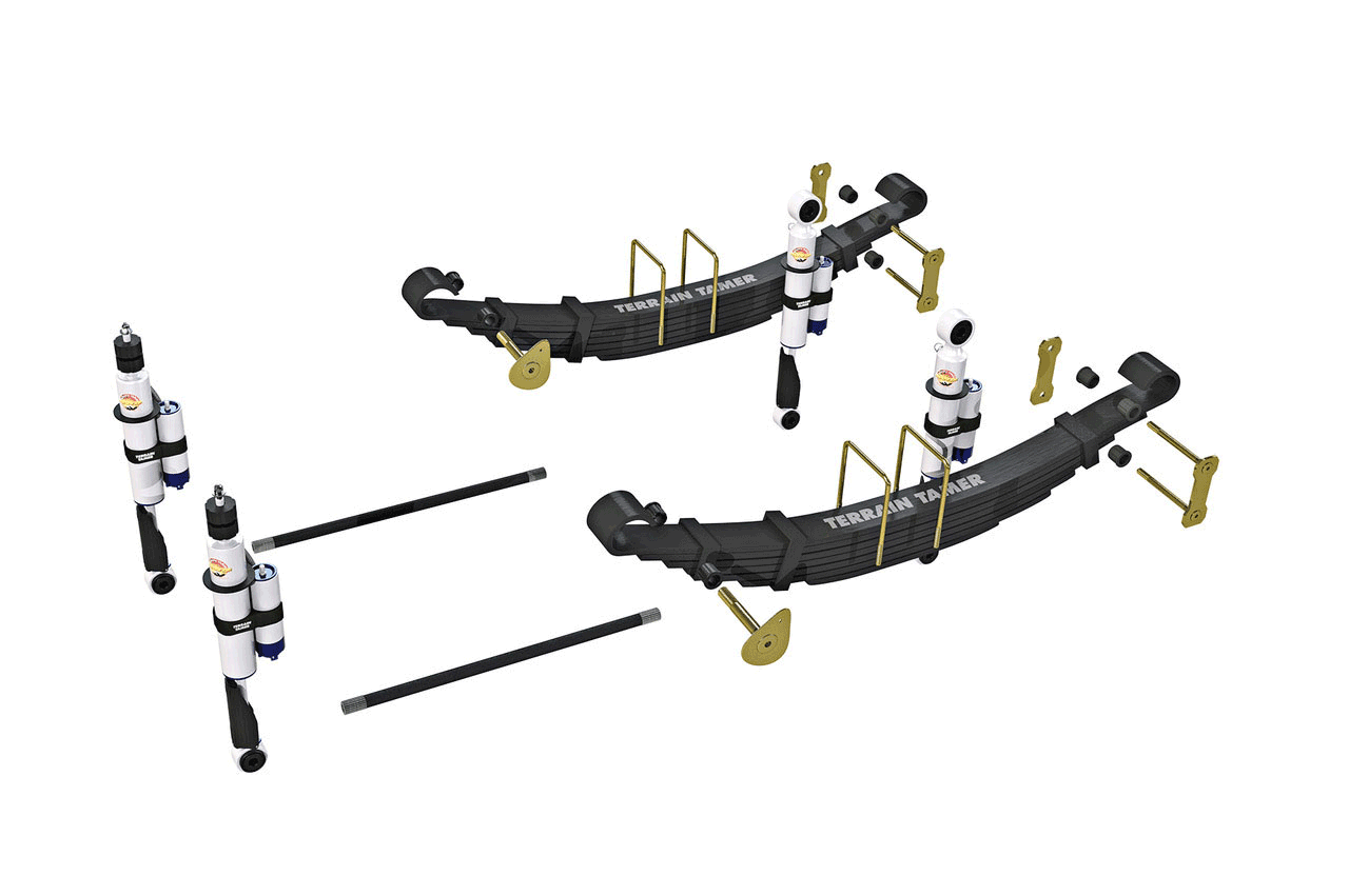 Terrain Tamer | TFS77 85 86 Isuzu Dmax Early Adjustable Suspension Kit