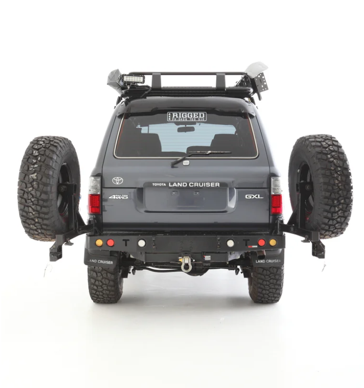 Rockarmor | Steel Dual Wheel Carrier To Suit Toyota Land Cruiser FJ80 1992-1997