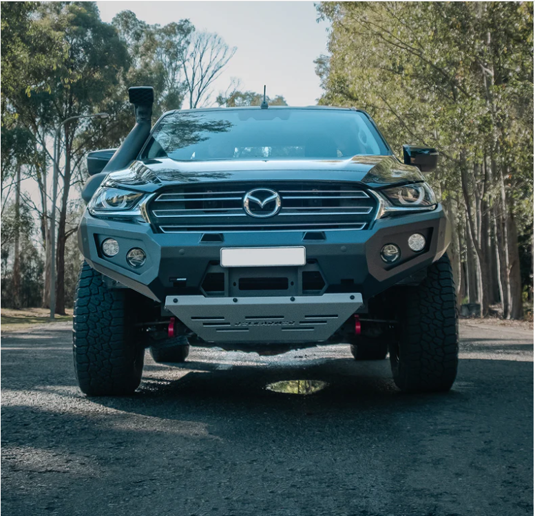 ROCKARMOR GT HOOPLESS BULLBAR TO SUIT MAZDA BT50 2020+ (Full Bar Replacement) - Hybrid Street&4x4