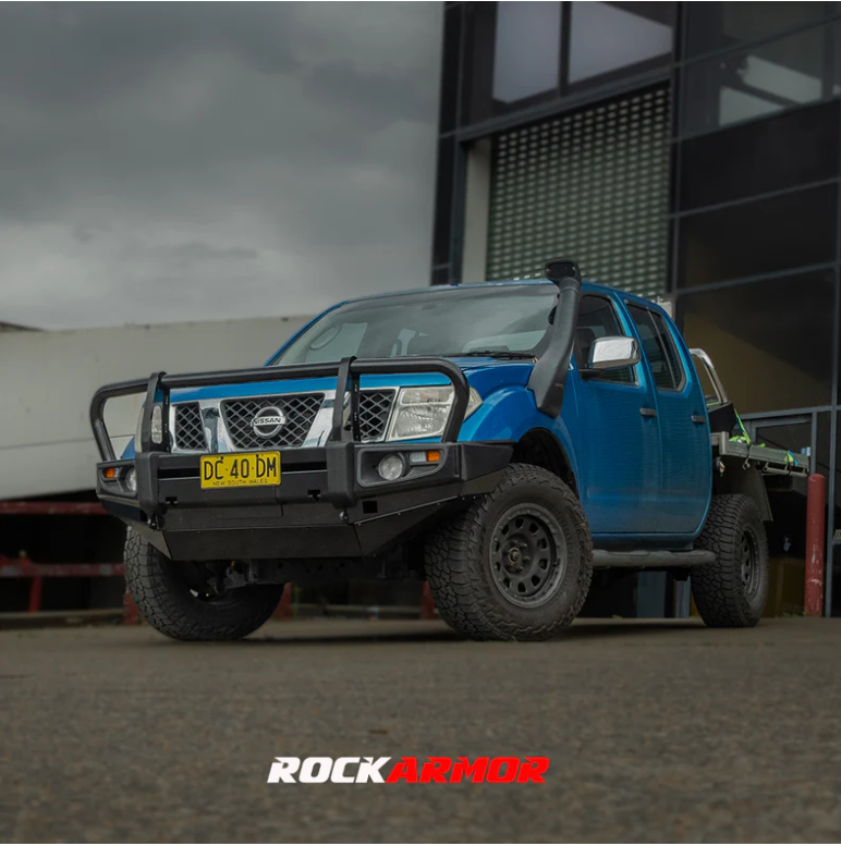 Rockarmor | Premium Steel Bull Bar To Suit Nissan Navara D40 2005-2015 Spanish/Thai & Pathfinder R51 (will not fit STX550)(Bar Cut)
