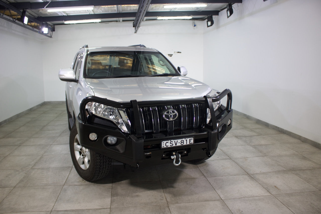 Rockarmor Elite Steel Bull Bar to suit Toyota Prado FJ150 Tear Drop Nov 2013-2017 (Bar Replacement) - Hybrid Street & 4x4