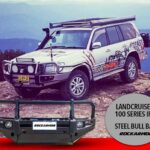 Rockarmor Premium Steel Bull Bar To Suit Toyota Landcruiser FJ100 IFS 1998-2007 (FULL Bar Replacement) and Lexus - Hybrid Street & 4x4