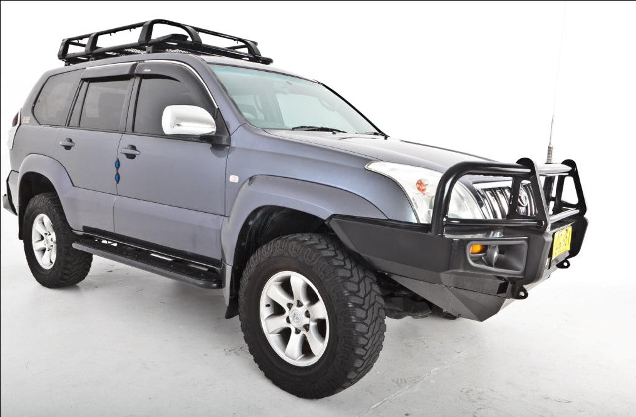 Rockarmor Steel Rockslider Side Step To Suit Toyota Prado FJ120 2003-2009 - Hybrid Street & 4x4