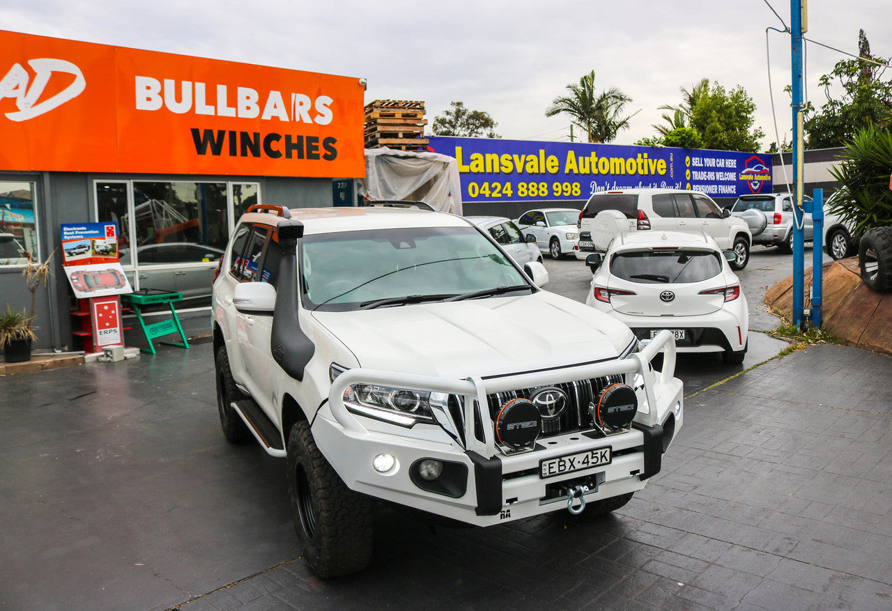 Rockarmor Elite Steel Bull Bar to suit Toyota Prado FJ150 2018-Current (Full Bar Replacement) - Hybrid Street & 4x4