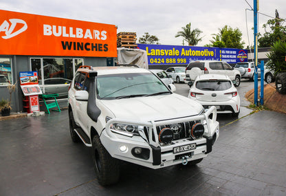 Rockarmor Elite Steel Bull Bar to suit Toyota Prado FJ150 2018-Current (Full Bar Replacement) - Hybrid Street & 4x4