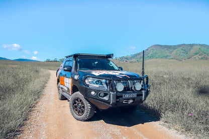 Rockarmor Elite Steel Bull Bar to suit Toyota Prado FJ150 2018-Current (Full Bar Replacement) - Hybrid Street & 4x4