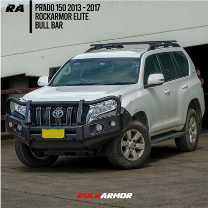 ROCKARMOR ELITE BULLBAR FRONTAL COMBO TO SUIT TOYOTA PRADO 150 TEAR DROP - Hybrid Street&4x4