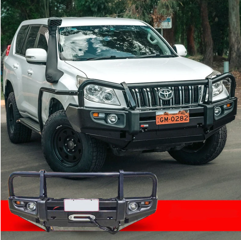 ROCKARMOR ELITE STEEL BULLBAR TO SUIT TOYOTA PRADO 150 2009-2013 - Hybrid Street&4x4