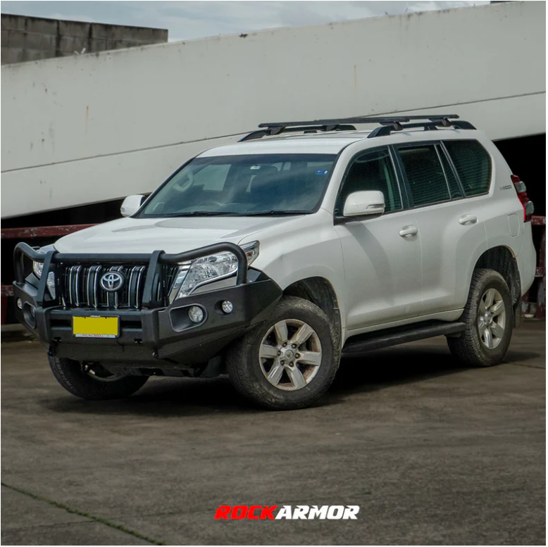 ROCKARMOR ELITE STEEL BULLBAR TO SUIT TOYOTA PRADO FJ150 2018-Current (Full Bar Replacement) - Hybrid Street&4x4