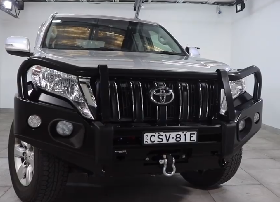 ROCKARMOR ELITE STEEL BULLBAR TO SUIT TOYOTA PRADO FJ150 2018-Current (Full Bar Replacement) - Hybrid Street&4x4