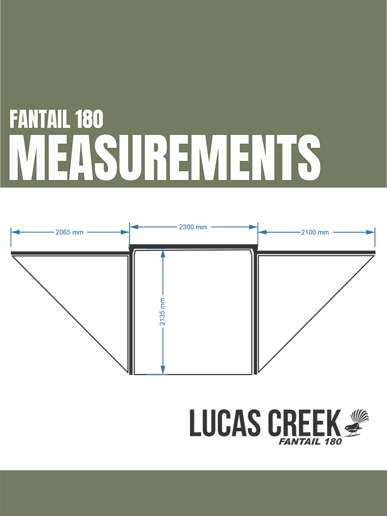 Lucas Creek | Gen 3 Fantail 180 Awning