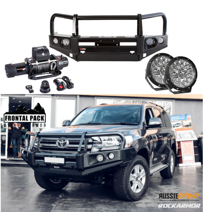 Rockarmor | Elite Bull Bar Frontal Combo To Suit Toyota Land Cruiser 200 Series 2015-2021