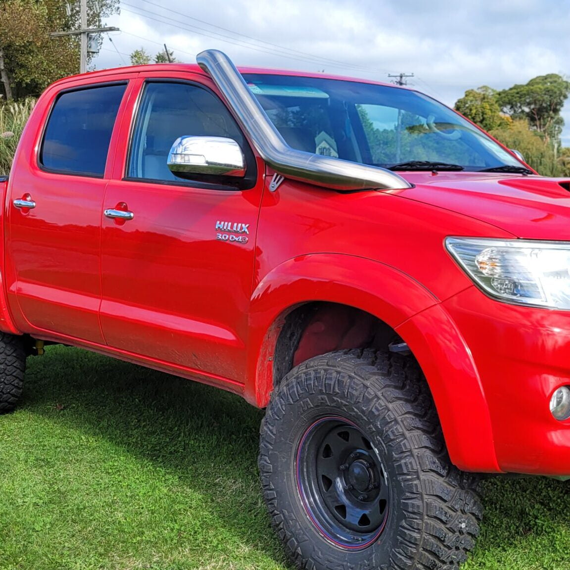 KRAE 4x4 | Toyota Hilux N70 (2005-2015) Bonnet Entry Snorkel & Airbox Combo