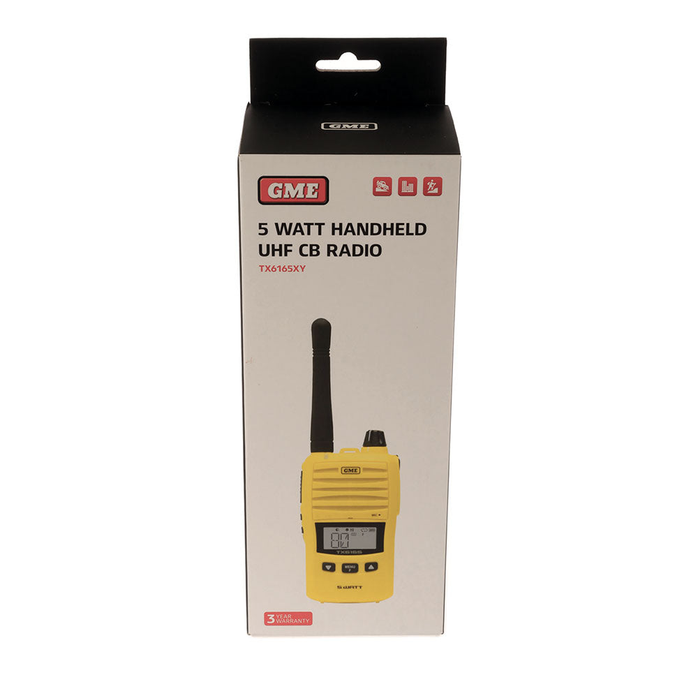 GME | 5/1 Watt IP67 UHF CB Handheld Radio