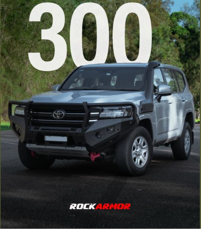 Rockarmor | GT Hoop Bull Bar Combo Pack To Suit Toyota 300 2021+