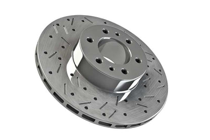 Terrain Tamer | 80 Series Dimpled & Slotted Rotors Front Pair