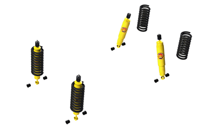 Terrain Tamer | 200 Series LandCruiser Assembled Suspension Kit
