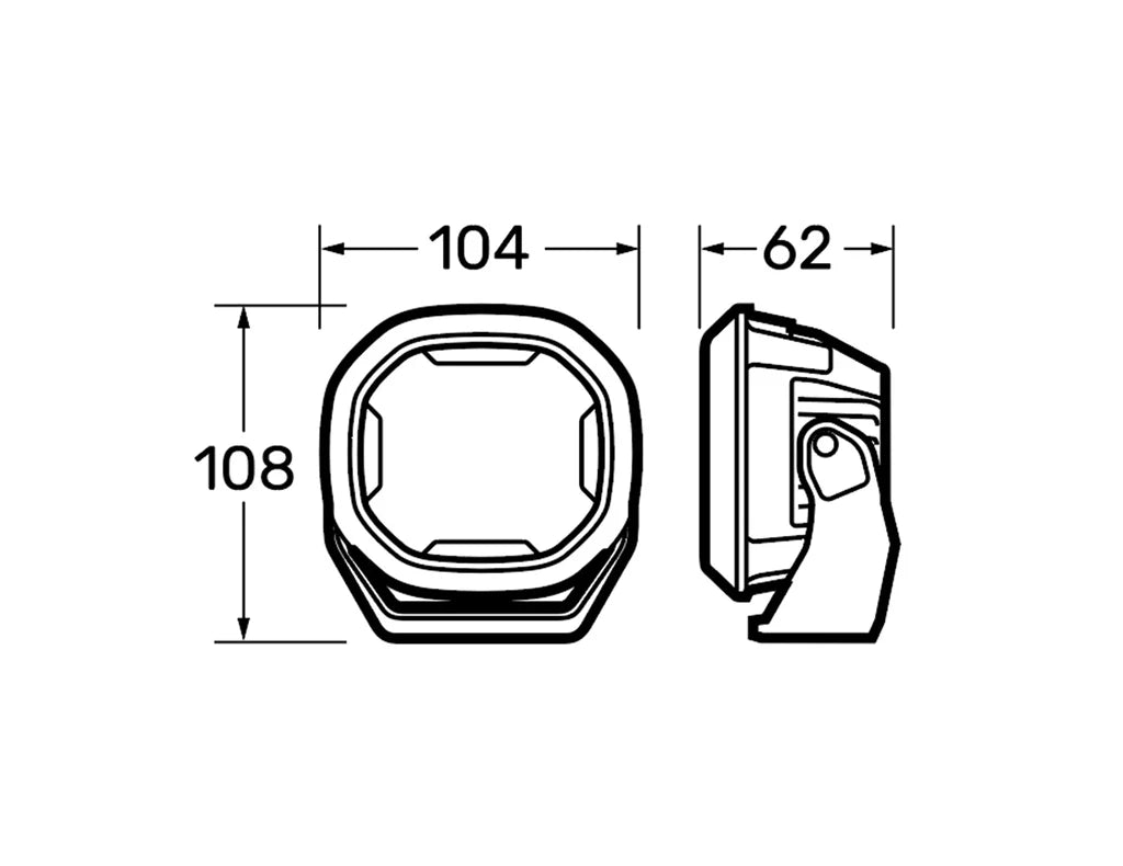 Narva | 12/24V 4" EX2 Driving Light (Single)