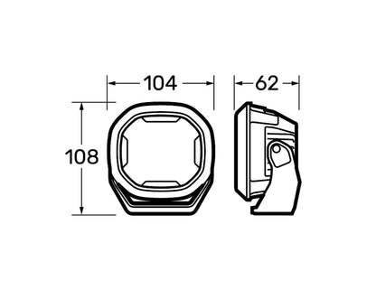 Narva | 12/24V 4" EX2 Driving Light (Single)