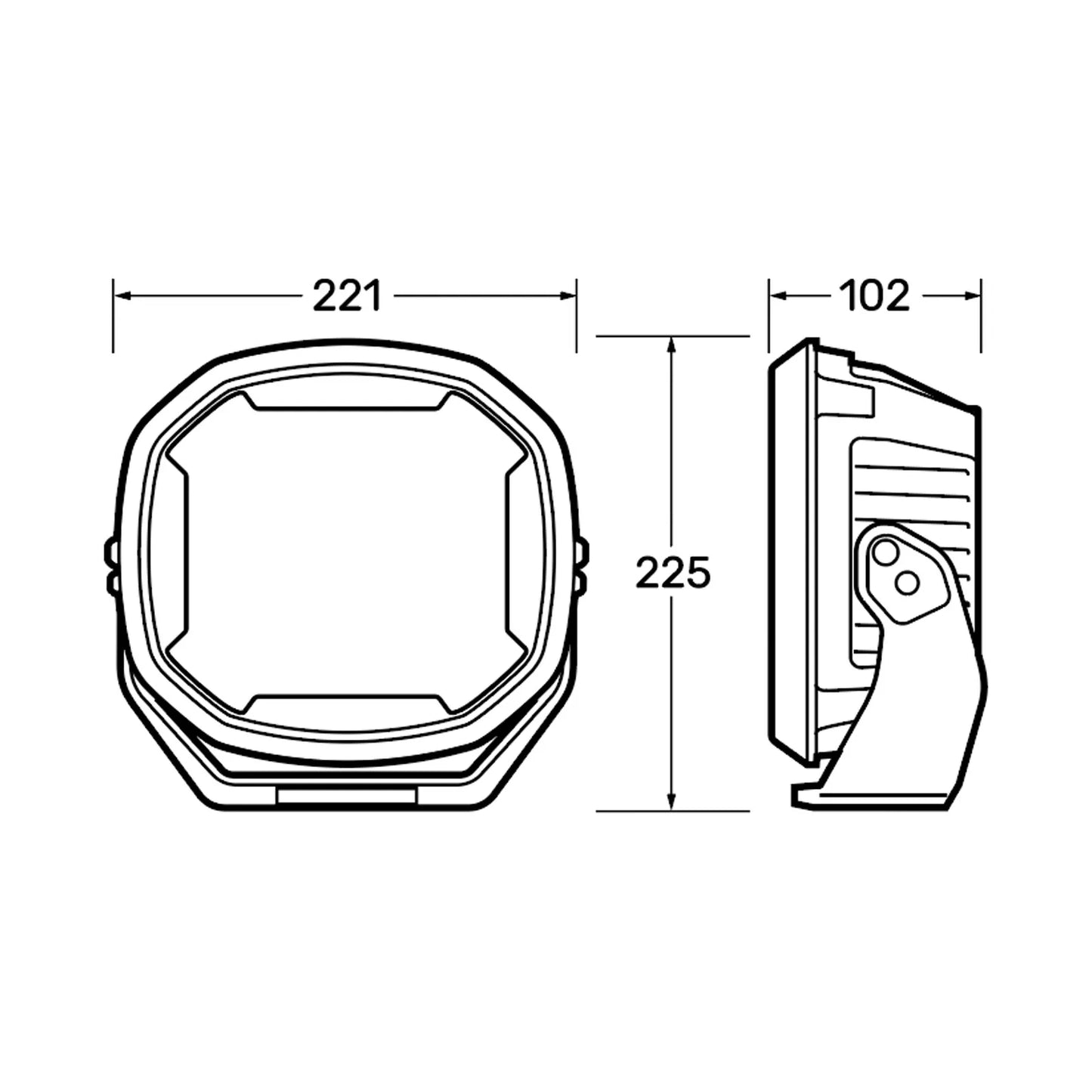 Narva | 12/24V 9" EX2 Driving Light 220MM (Pair)