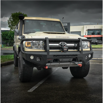 ROCKARMOR GT HOOPLESS BULLBAR TO SUIT TOYOTA 78 TROOPY - Hybrid Street&4x4