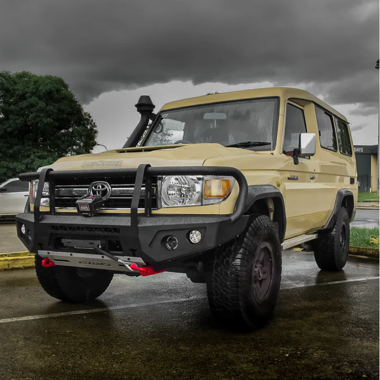 ROCKARMOR GT HOOP BULLBAR COMBO PACK TO SUIT TOYOTA VDJ78 TROOPY 2007+ - Hybrid Street&4x4