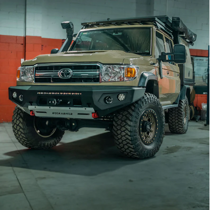 ROCKARMOR GT HOOPLESS BULLBAR TO SUIT TOYOTA 78 TROOPY - Hybrid Street&4x4