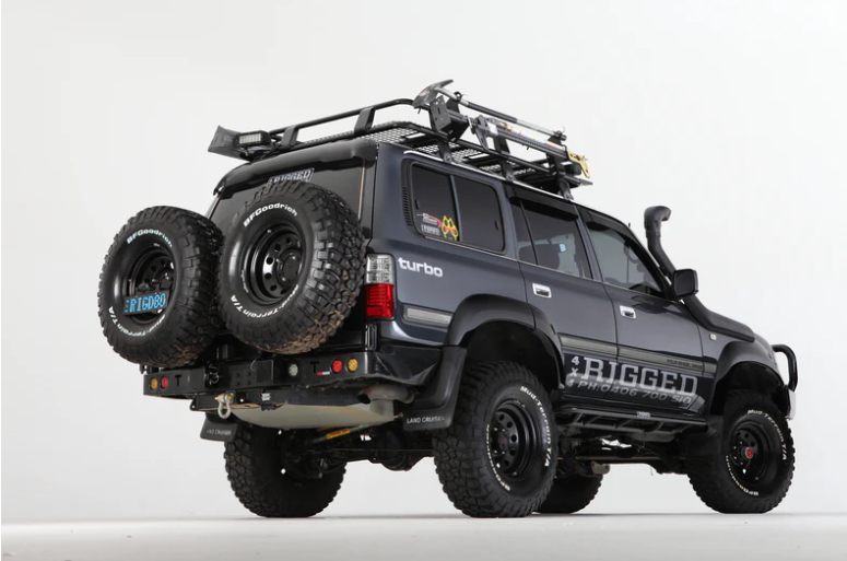 Rockarmor | Steel Dual Wheel Carrier To Suit Toyota Land Cruiser FJ80 1992-1997