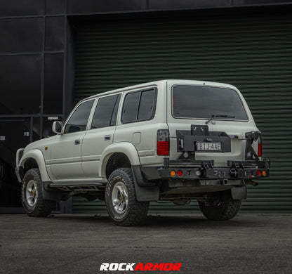 Rockarmor | Steel Dual Wheel Carrier To Suit Toyota Land Cruiser FJ80 1992-1997