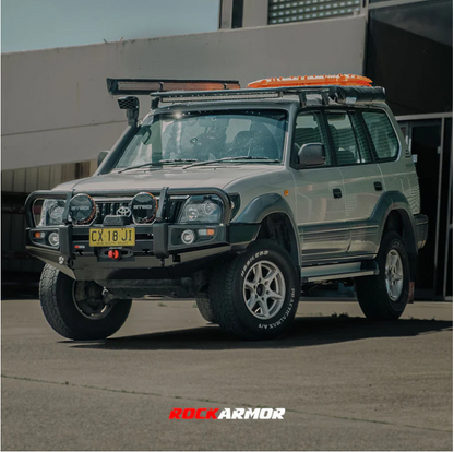 ROCKARMOR PREMIUM STEEL BULLBAR TO SUIT TOYOTA PRADO  1996-2002 - Hybrid Street&4x4