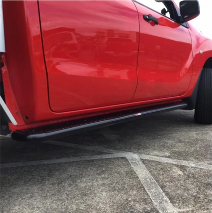 ROCKARMOR STEEL ROCKSLIDER SIDE STEPS TO SUIT MAZDA BT50 Dual Cab/Extra cab 2012-2020 - Hybrid Street&4x4
