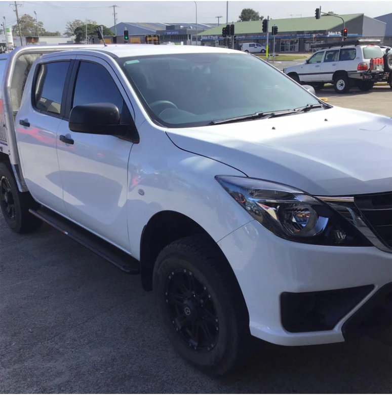 Rockarmor | Steel Rock Slider Side Step To Suit Mazda BT-50 Dual Cab/Extra Cab 2012-2020