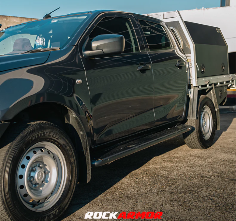 Rockarmor | Steel Rock Slider Side Step To Suit Isuzu D-Max 08/20+