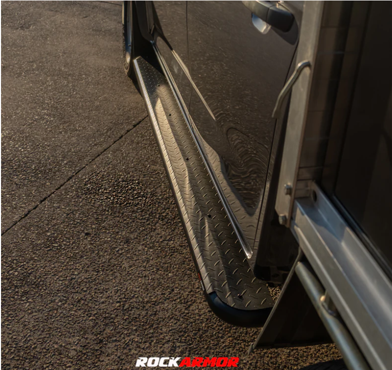 Rockarmor | Steel Rock Slider Side Step To Suit Isuzu D-Max 08/20+