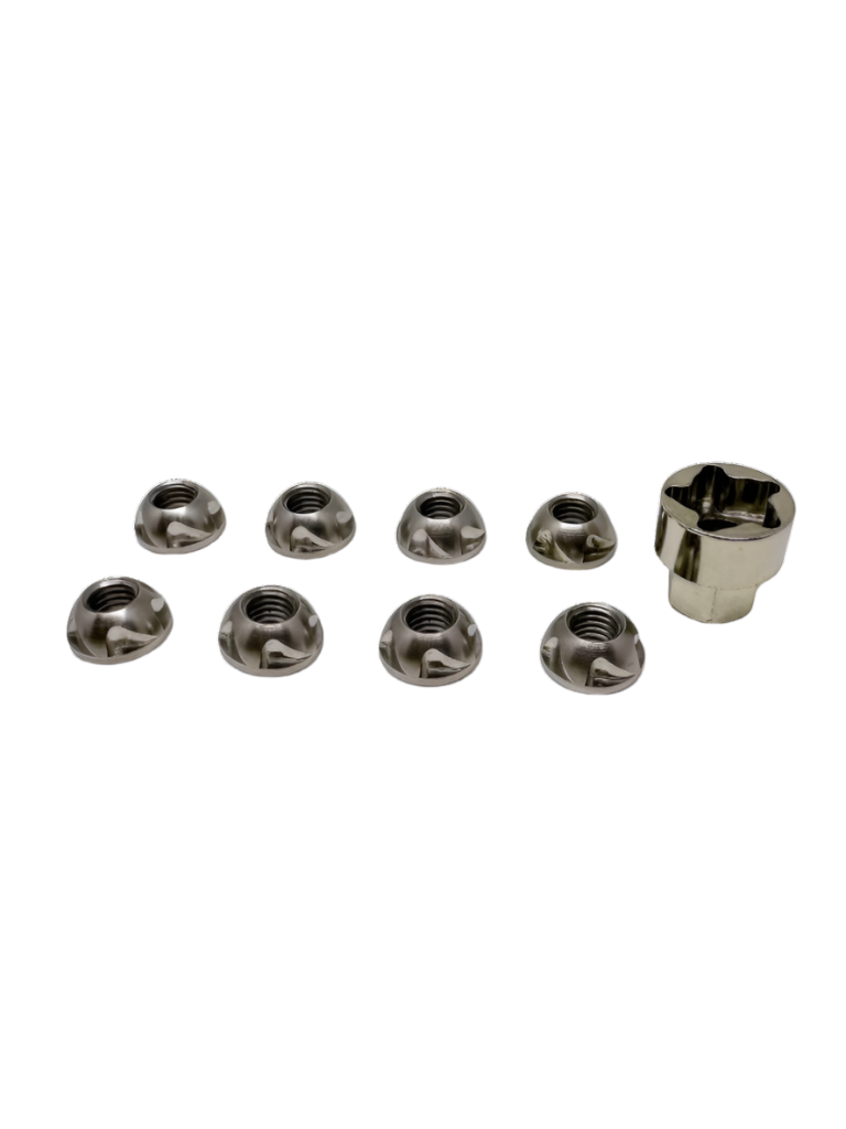 Lucas Creek | Security Nut Set - M8 Locking Nuts for Rooftop Tents & Awnings