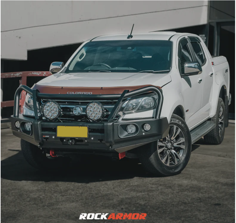 Rockarmor | Elite Steel Bull Bar To Suit Holden Colorado (Bumper Cut)