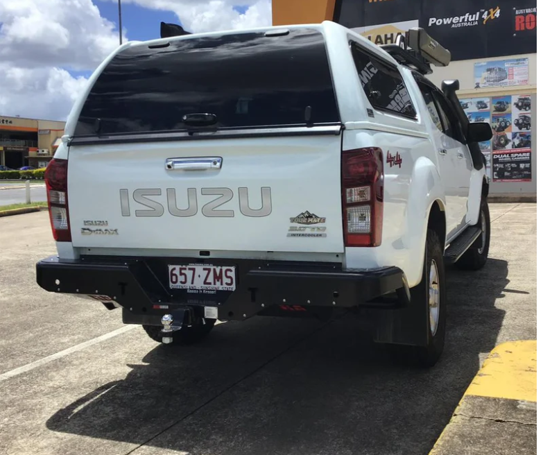Rockarmor | Elite Steel Rear Step/Towbar To Suit Isuzu D-MAX 2012-2020
