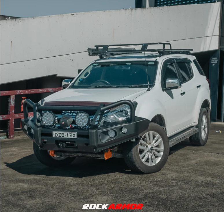 Rockarmor | Elite Steel Bull Bar To Suit Isuzu D-Max 2017-2020 (Bar Replacement Eyebrows)