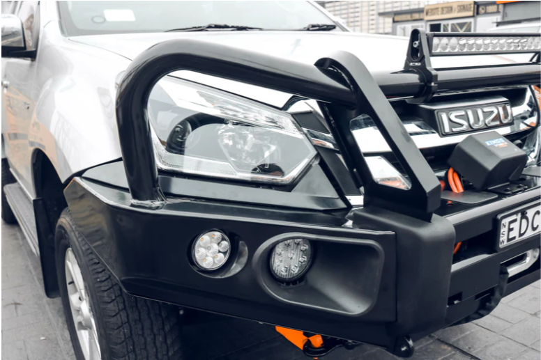 Rockarmor | Elite Steel Bull Bar To Suit Isuzu D-Max 2017-2020 (Bar Replacement Eyebrows)