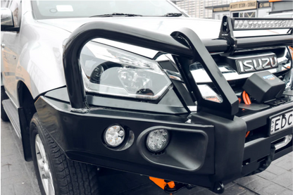 Rockarmor | Elite Steel Bull Bar To Suit Isuzu D-Max 2017-2020 (Bar Replacement Eyebrows)