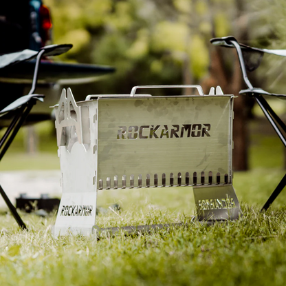 Rockarmor | Premium Camp Fire Pit & BBQ Grille