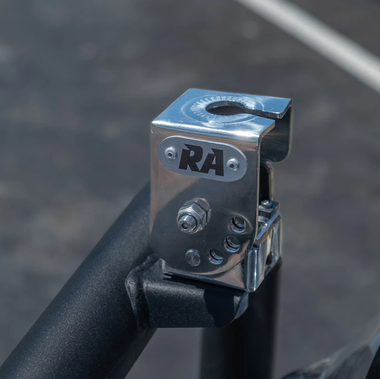 Rockarmor | Slotted Stainless Steel Folding Antenna Bracket