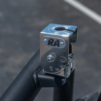 Rockarmor | Slotted Stainless Steel Folding Antenna Bracket