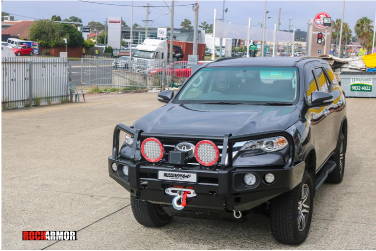 ROCKARMOR ELITE BULLBAR FRONTAL COMBO TO SUIT TOYOTA FORTUNER 2015-2019 - Hybrid Street&4x4