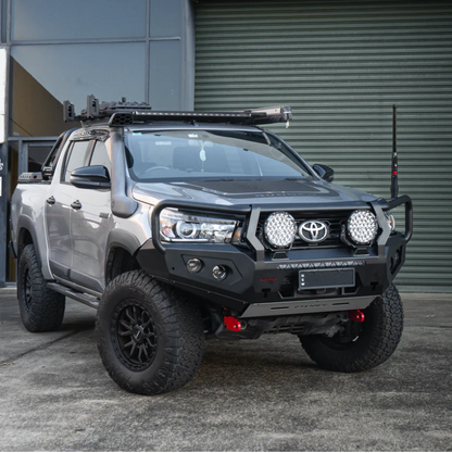 ROCKARMOR GT HOOP BULLBAR COMBO PACK TO SUIT TOYOTA HILUX 2012-2015 - Hybrid Street&4x4