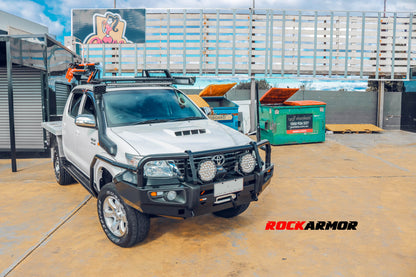 Rockarmor Premium Steel Bull Bar To Suit Toyota Hilux 2011-15 Bar Replacement (Eyebrows) - Hybrid Street & 4x4