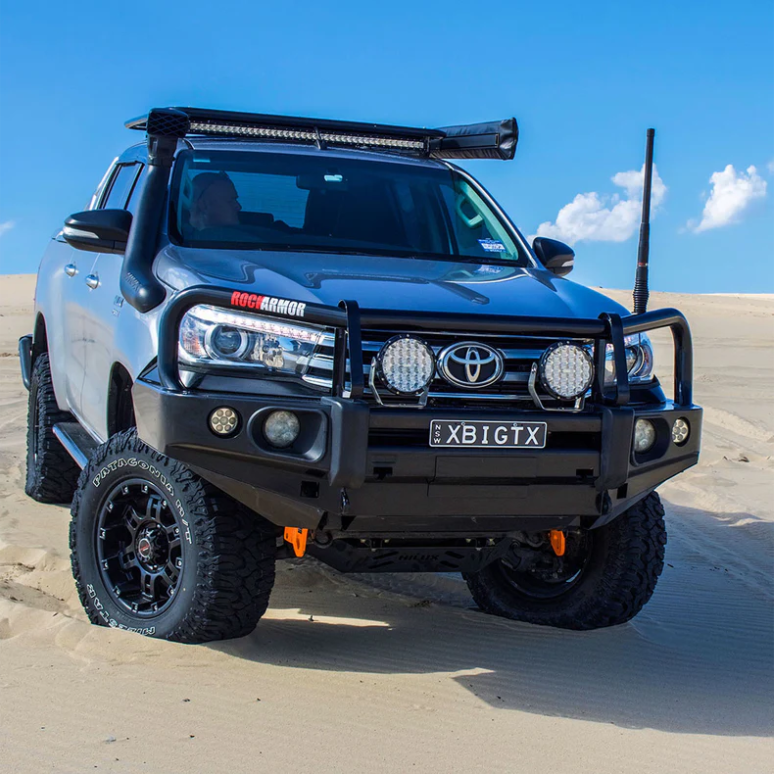 ROCKARMOR ELITE BULLBAR FRONTAL COMBO TO SUIT TOYOTA HILUX 2015-2020 - Hybrid Street&4x4