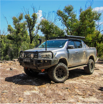 ROCKARMOR ELITE STEEL BULLBAR TO SUIT TOYOTA HILUX N80 2015-2020 (Full Bar Replacement) - Hybrid Street&4x4