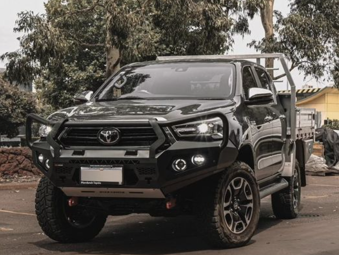 ROCKARMOR GT HOOP BULLBAR COMBO PACK TO SUIT TOYOTA HILUX 2020+ - Hybrid Street&4x4